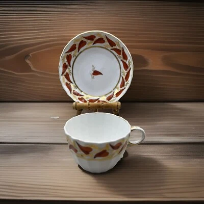 Antique Chamberlain Worcester Porcelain Tea Cup & Saucer, C. 1810 - Image 1 of 4
