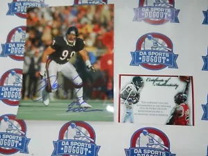 Dan Hampton SIGNED 8x10 photo Chicago Bears HOF 2002 COA Proof - Picture 1 of 1