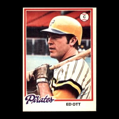 Ed Ott 1978 O-Pee-Chee Pittsburgh Pirates #161 Set Break NICE! - Image 1 of 2