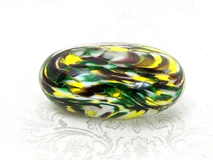 Egermann paperweight, Multi-Color Swirled Glass, Czech Republic - Picture 1 of 11