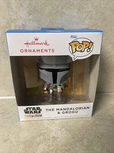 Star Wars The Mandalorian Grogu Sello Funko Pop Adorno Navidad Bebé Yoda - Imagen 1 de 2
