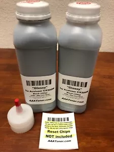 (200g x 2) Glossy Black Toner Refill for Epson Aculaser C9300, C9300N (READ) !!! - Picture 1 of 3