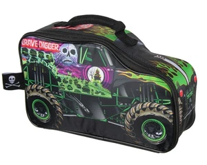Monster Jam Grave Digger Truck geformt isoliert groß Arbeit Brotdose Tasche - Bild 1 von 6