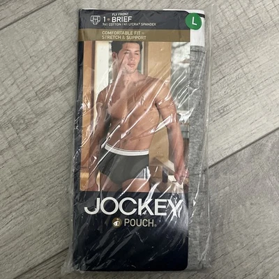 De colección 2003 Jockey Calzoncillos Bolsa Frente Mosca Ropa Interior Algodón Grande Paquete Individual Foto 1 de 4