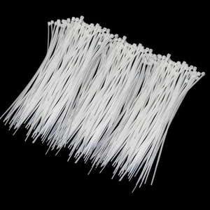1000 Pezzi Fascette Cerniera Filo Nylon Autobloccanti 6" Gestione Cavi per Interno Esterno - Foto 1 di 5