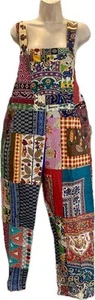 Sacred Threads Hippie Boho Festival Patchwork Jumpsuit Overall 225176 B - Bild 1 von 11