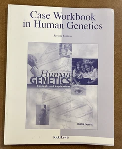 Case Workbook in Human Genetics by Ricki Lewis SC 2001 2nd Edition McGraw Hill - Picture 1 of 15