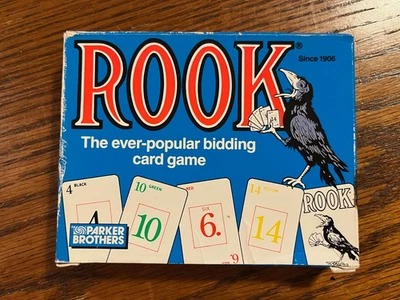 Vintage 1988 Rook Classic Card Game ~ Parker Bros 0714 ~ 100% Comp./Excel Cond. - Image 1 of 4