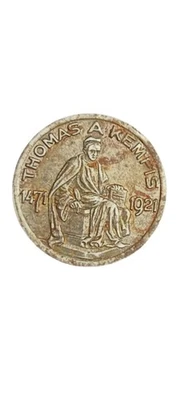 1921 -50 PFG Thomas A Kempis Vintage Coin - Image 1 of 4