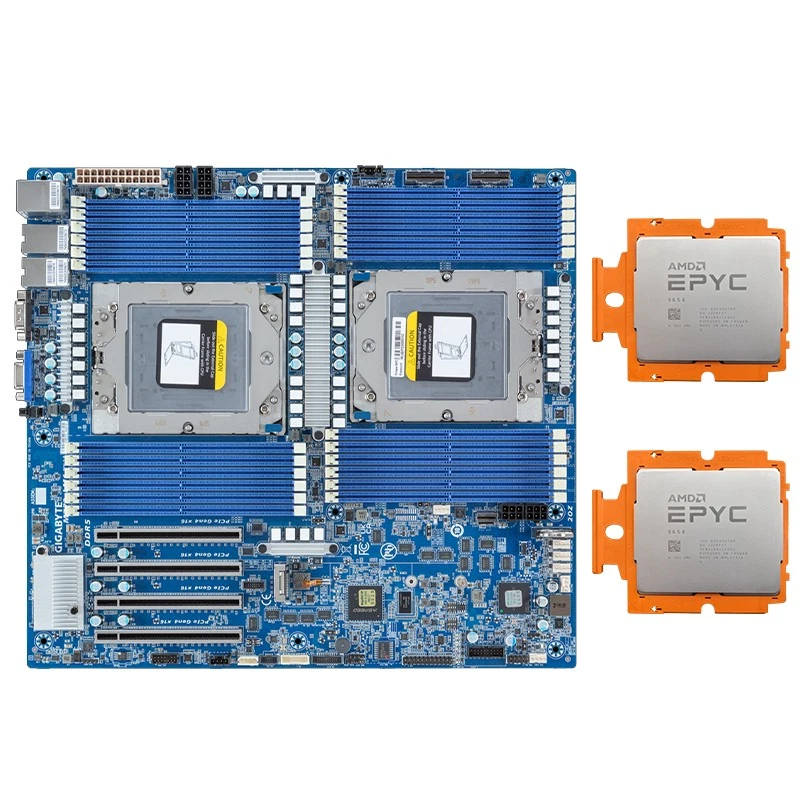 Gigabyte MZ73-LM1 TWO AMD EPYC GENOA SP5 ZEN4 9654 96c/192t 2.4GHz Processor - Image 1 of 3