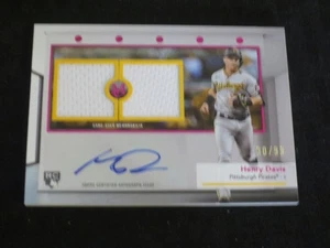 Camiseta deportiva 2024 Topps Museum Henry Davis autógrafo juego piratas/99 - Imagen 1 de 2