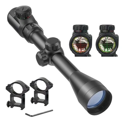 Beileshi 3-9x40 EG Optical Rifle Scopes with Red Green Illuminated Rangefinde... - Image 1 of 4