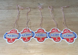 5 Pack Vintage Blue Grass Hardware Hang Price Tags NOS Belknap Louisville KY - Picture 1 of 1