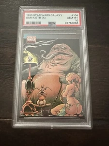 1993 STAR WARS GALAXY #104 SAM KEITH (A) PSA 10 Jabba - Picture 1 of 2