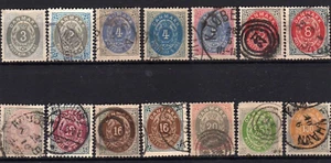 Dänemark - aus Nr.22 A - 31 A o - KW 315,-- € ( 13384 ) - Bild 1 von 1