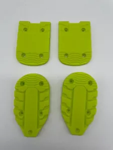 Set suola scarpone sci Dalbello intercambiabile tacco/punta norma ISO 5355 verde - Foto 1 di 3