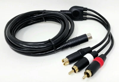 Double Shielded S-Video (Y/C) Cable for Sega Saturn - Insurrection Industries - Image 1 of 2