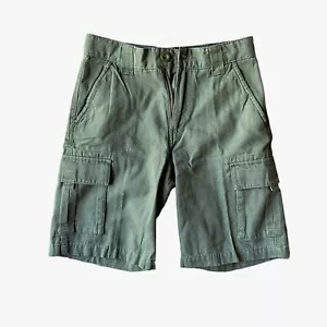 NEW Official Boy Scout Uniform Canvas Shorts Olive Green BOYS Size 12 - Picture 1 of 5