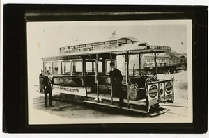 1890s Sewell St. Railroad Co. Cliff House Trolley, San Francisco Photo pr. 1930s - Picture 1 of 2