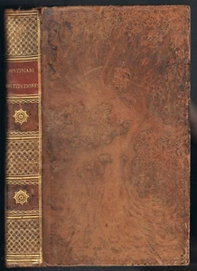 LIVRE D Justiniani Sacratissimi Principis Institutiones Latin Juris An XIII 1805 - Picture 1 of 12