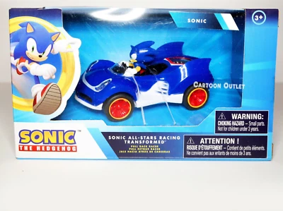 Sonic the Hedgehog Car 4” Mini SEGA Racing Pull Back Speed Racer Car Regalo Foto 1 de 4