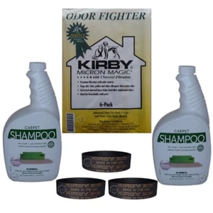 Original Kirby 6 Filtros OLOR + 3 x Correa + 2 x Champú (204811+301291+252702)  - Imagen 1 de 6