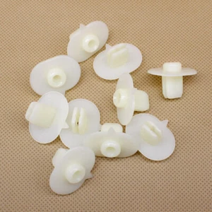 Set of 10 Bumper Side Grommet Nylon Nut Fastener Clips For Honda 71144-SR3-A00 - Picture 1 of 4