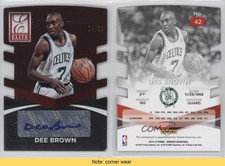 2014 Panini Donruss Elite Status Signatures Bronze Die-Cuts /25 Dee Brown Auto
