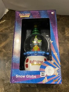 Killer Klowns from Outer Space Spinning Shorty Snow globe Spirit Halloween NEW!! - Picture 1 of 6