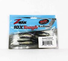 Zman Soft Lure Scented PaddlerZ 4 Inch 5/Pack Ralph's Shad (4790)