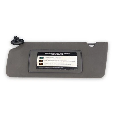 1993-1998 Jeep Grand Cherokee Driver Left Side Sun Visor Dark Gray Cloth - Image 1 of 4