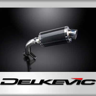 BMW R1200GS 2004-2009 Delkevic Slip On 9" Kit de silenciador de escape de carbono ovalado Foto 1 de 4