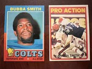 BUBBA SMITH CARD LOT PRO ACTION & #53 BALTIMORE COLTS - Picture 1 of 2