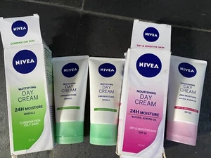 Nivea Day Cream For Dry & Sensitive Skin/Combination Skin 24H Moisture - Picture 1 of 5