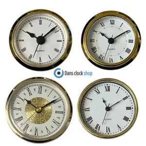 Nuovo Quartz Ricambio Oro Lunetta Orologio Inserti Romanzo Numeri Gomma Per - Foto 1 di 12