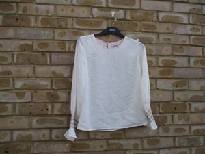 TU size 8 longsleeve cream blouse NEW WITH TAG! - Picture 1 of 13