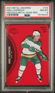 Kirill Kaprizov 2021-2022 Metal Universe Precious Metal Gems Red Psa 8 - Picture 1 of 6