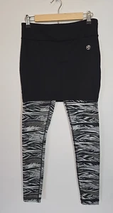 Zumba Gonna a Pedali Leggings Esercizio Fitness Yoga Pantaloni Nero Grigio Taglia Media - Foto 1 di 8