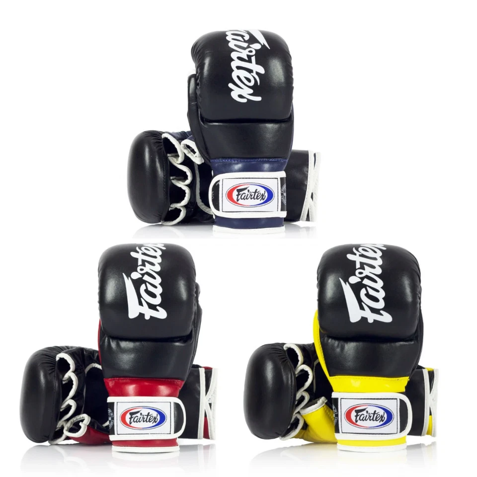 Fairtex FGV18 Hybrid Super Sparring Grappling Gloves Combat MMA Boxing Fight K1 - Image 1 of 4