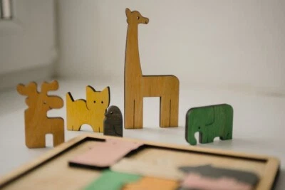Wooden puzzles for kids, Educational Puzzle ( Age 1-3) - Image 1 of 4