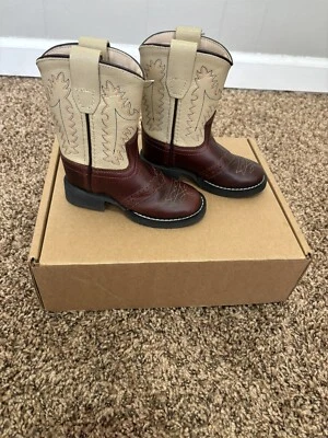 Botas de caubói Cody James Old Western marrom e marrom criança/infantil tamanho 5C - Imagem 1 de 4