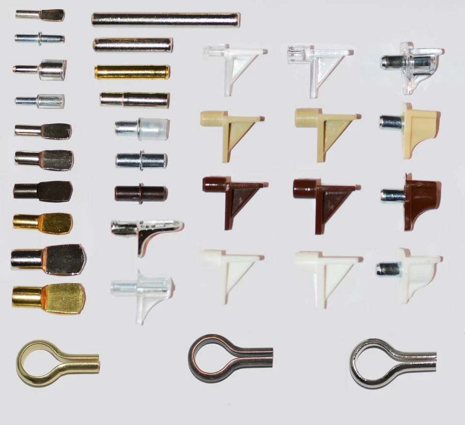 Shelf Support Studs Pegs Cabinets Bookcases 3mm 4mm 5mm 6mm 7mm Billy Bookcase + - Image 1 of 1