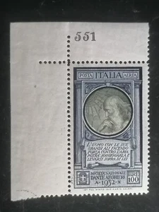 REGNO 1932 DANTE PRO SOCIETA' POSTA AEREA 100 LIRE  MNH - Foto 1 di 3