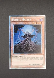 YUGIOH RA03-EN185 Zombie Master Platinum Secret Rare 1st Edition NM - Picture 1 of 1