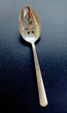 Towle Sterling Silver  - Rambler Rose  ~ Pierced Serving Spoon