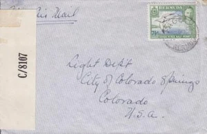 Paget, Bermudas a Colorado Springs, CO, 194X (C1698) - Imagen 1 de 1