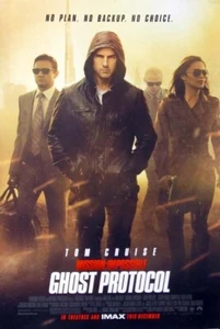MISSION IMPOSSIBLE: GHOST PROTOCOL great original 27x40 D/S movie poster - Picture 1 of 1