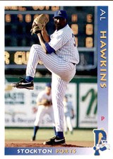 1998 Stockton Ports Update Grandstand #1 Al Hawkins Elizabeth New Jersey NJ Card