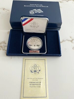 2004-P Lewis and Clark Bicentennial Commemorative One Dollar - Image 1 of 2