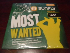 SUNFLY MOST WANTED KARAOKE DISC MW922 VOLUME 922 CD+G SEALED 15 TRACKS - Imagen 1 de 1